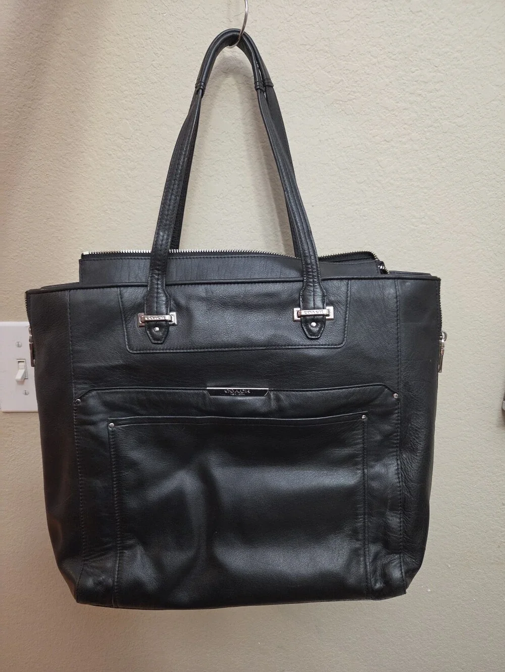 Authentic Coach Legacy Weekend Canvas Tote
